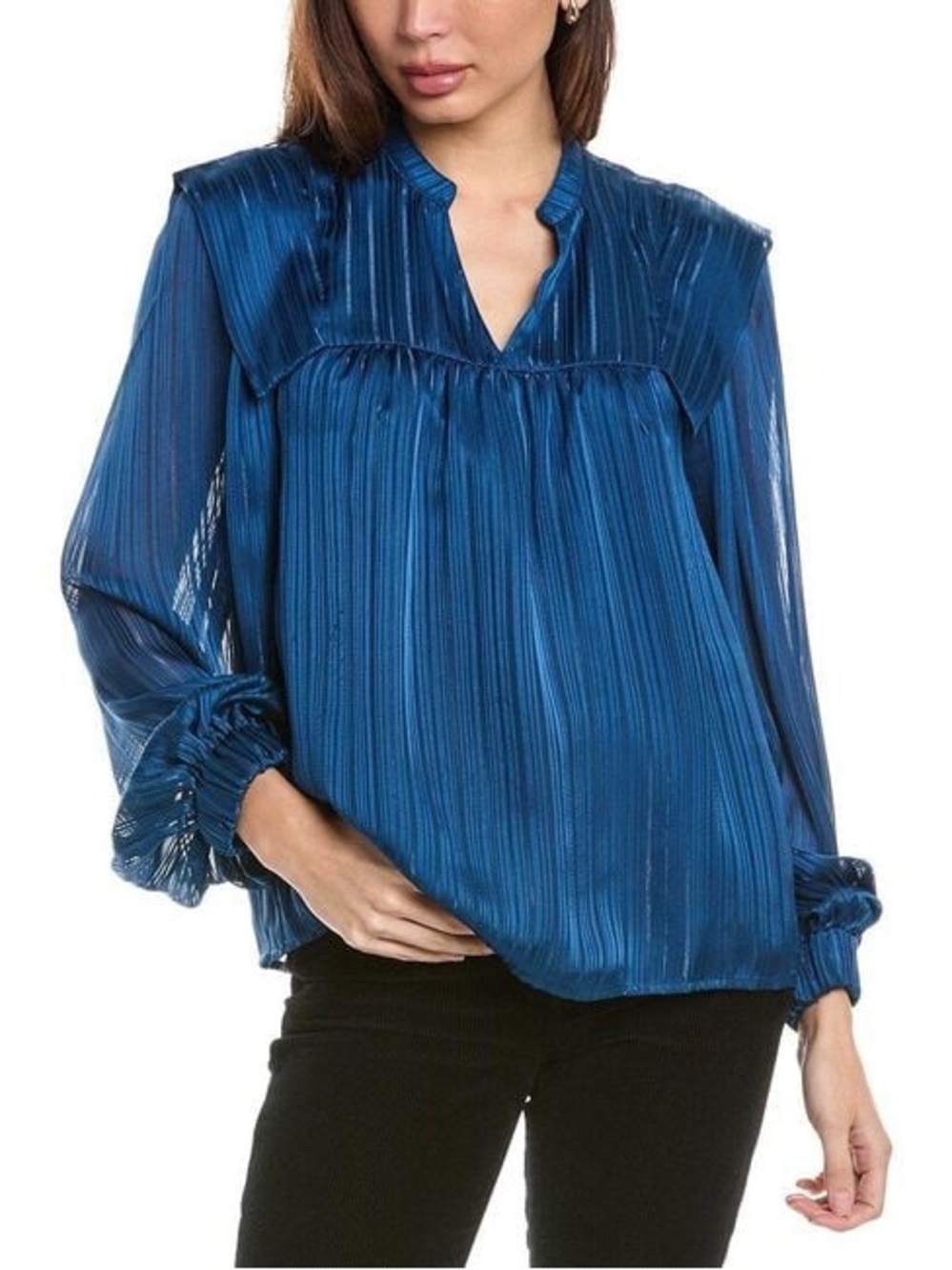 EUC CROSBY BY MOLLIE BURCH gaines top in neptune Sz S
